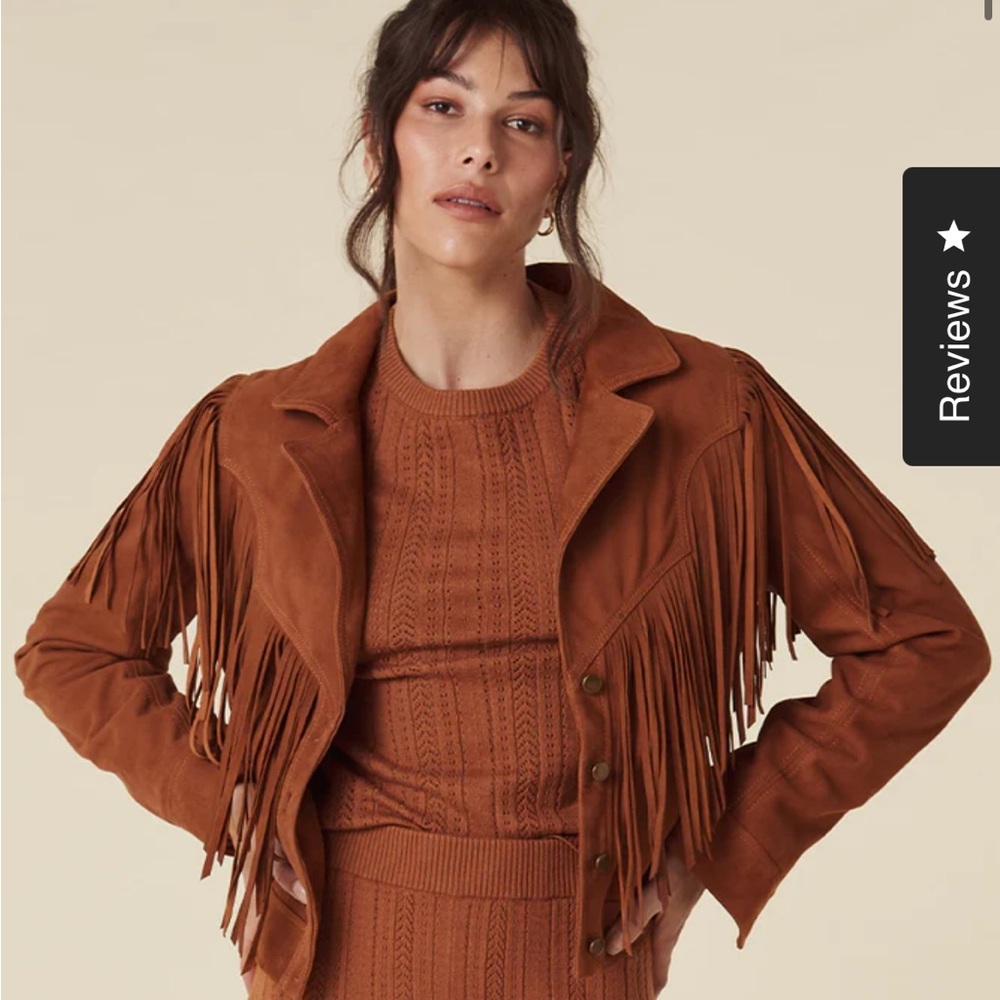 Spell Rider Suede Tassel Jacket